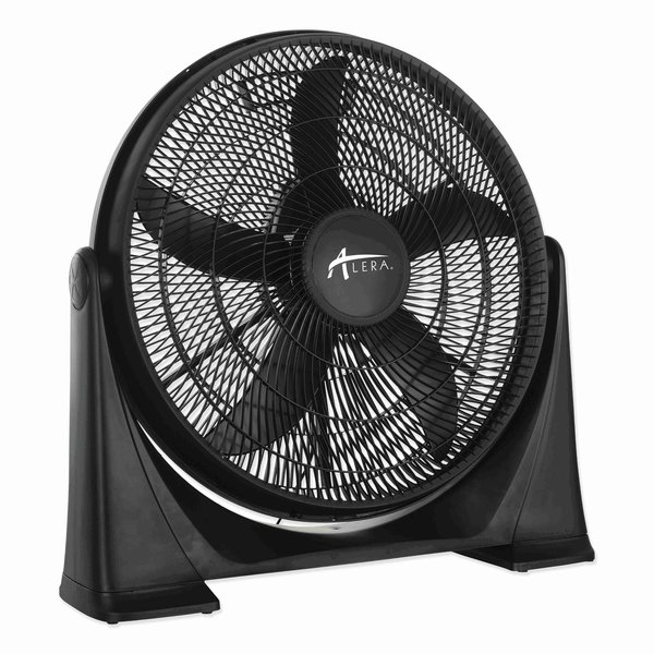 Alera 20" Super-Circulator 3-Speed Tilt Fan, Plastic, Black FAN203